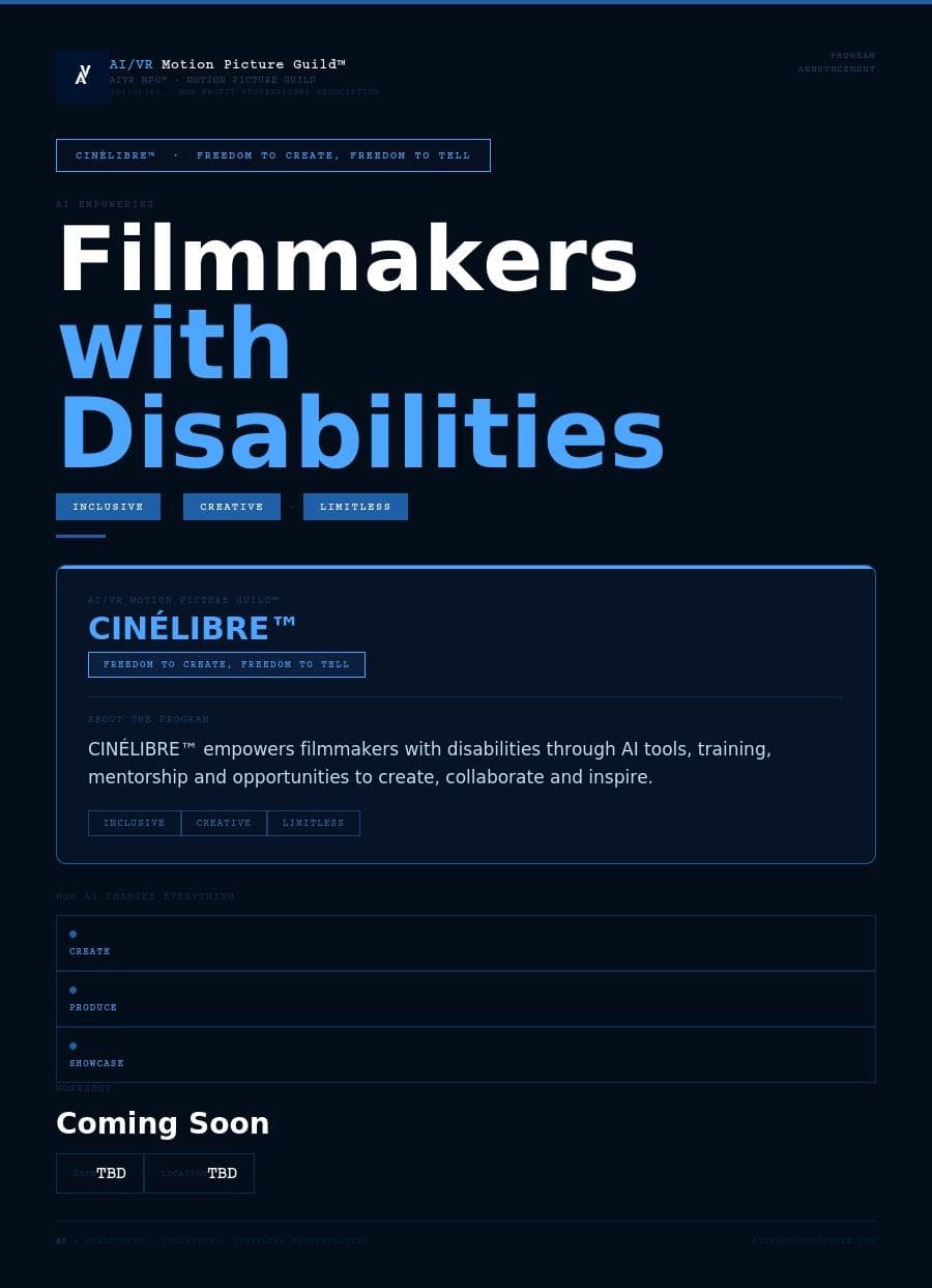 CINÉLIBRE program banner